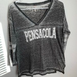 Pensacola 3/4 sleeve v-neck